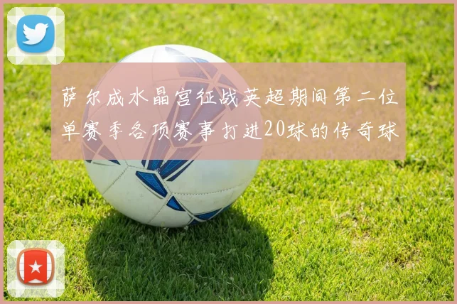 萨尔成水晶宫征战英超期间第二位单赛季各项赛事打进20球的传奇球员