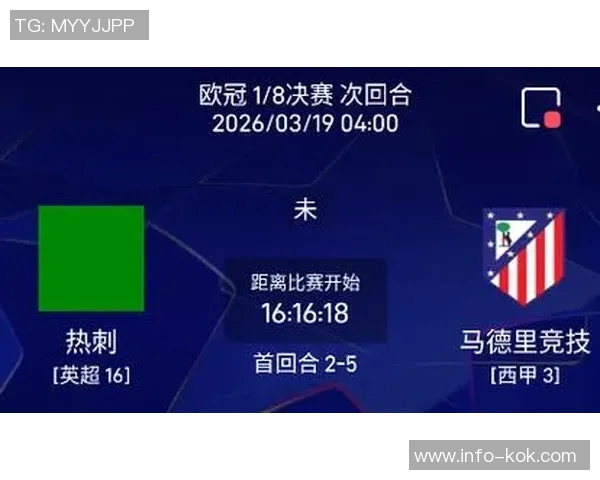 热刺与马竞对决时间确定首回合3月11日次回合19日均为凌晨四点开球